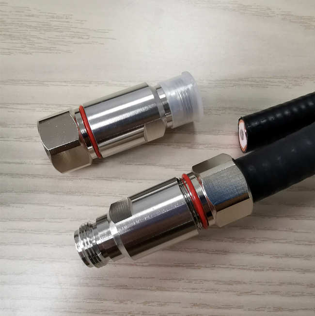 RF Coaxial N Female Clamp Connector for 1/2 inch Foam Feeder Cable