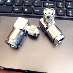 Right Angle TNC Male Clamp Type RF Coaxial Connector for LMR300 LMR400 RG8 5D-FB RG6 Cable