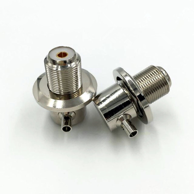 SO239 UHF Female Right Angle Crimp Connector for RG58 RG142 LMR195 Coaxial Cable