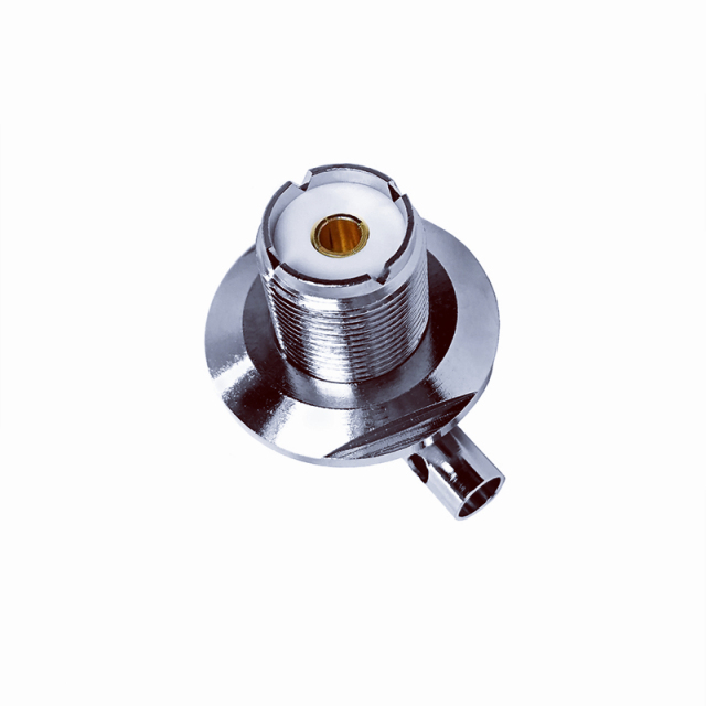SO239 UHF Female Right Angle Crimp Connector for RG58 RG142 LMR195 Coaxial Cable