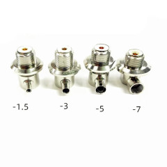 SO239 UHF Female Right Angle Crimp Connector for RG58 RG142 LMR195 Coaxial Cable