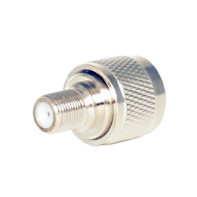 UHF Male PL259 to F Female RF Coaxial Coaxial Connector Straight Adapter