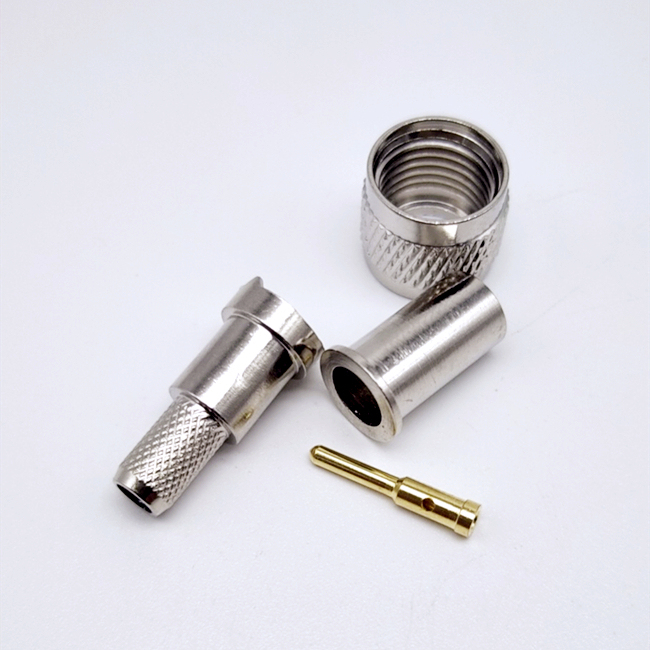 Mini UHF PL259 Male Plug Crimp Type Connector for LMR200 RG223 RG58 Cable
