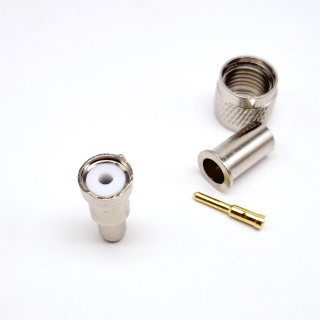 Mini UHF PL259 Male Plug Crimp Type Connector for LMR200 RG223 RG58 Cable