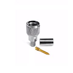Mini UHF PL259 Male Plug Crimp Type Connector for LMR200 RG223 RG58 Cable