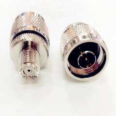 Mini UHF Female to N Male RF Coaxial Connector Adapter