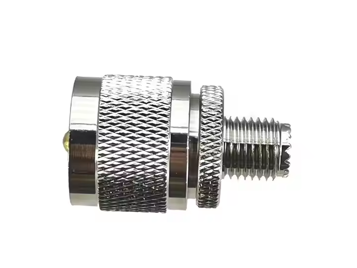 Mini UHF Female to N Male RF Coaxial Connector Adapter