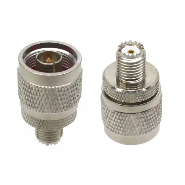 Mini UHF Female to N Male RF Coaxial Connector Adapter