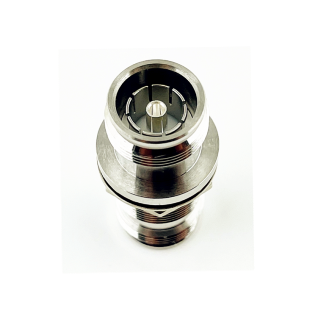 Low VSWR RF Coaxial 4.3-10 Female to 4.3-10 Female Bulkhead Connector Adapter