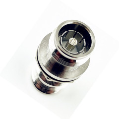Low VSWR RF Coaxial 4.3-10 Female to 4.3-10 Female Bulkhead Connector Adapter