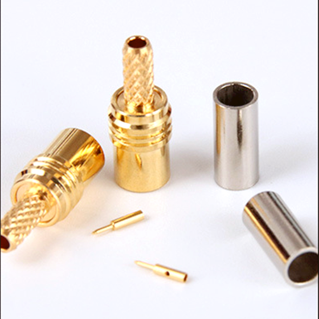 High Frequency SMP Crimp Plug Male Connector for Coaxial Cable RG316 RG174 RG178 LMR100