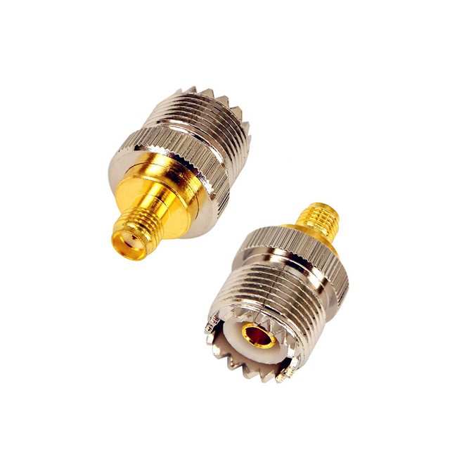 Antenna Adapter SMA Female to UHF Female SO239 Connector