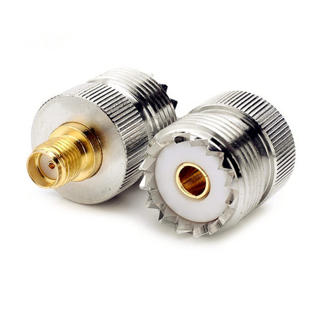 Antenna Adapter SMA Female to UHF Female SO239 Connector