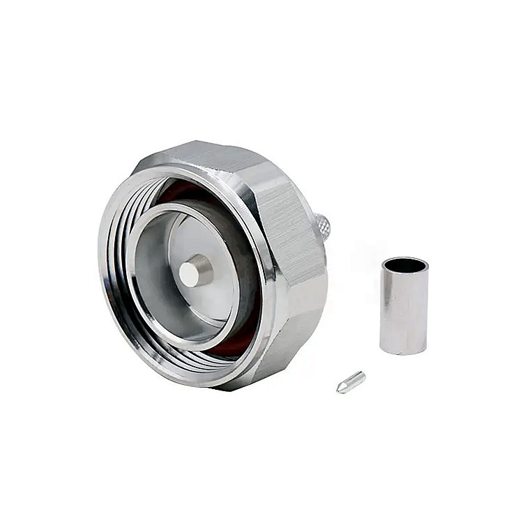 High Quality 7/16 DIN Male Crimp RF Antenna Connector for RG58 LMR195 RG402  Coaxial Cable