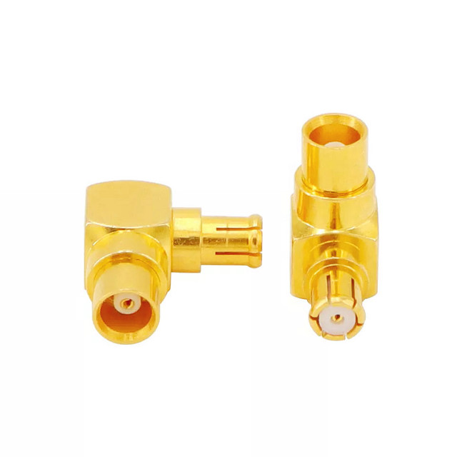 RF Adapter RPMCX Male to MCX Female  Right Angle Antenna Adapter