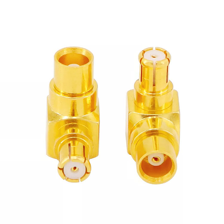 RF Adapter RPMCX Male to MCX Female  Right Angle Antenna Adapter