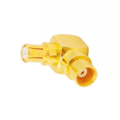 RF Adapter RPMCX Male to MCX Female  Right Angle Antenna Adapter