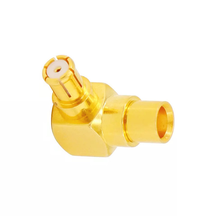 RF Adapter RPMCX Male to MCX Female  Right Angle Antenna Adapter