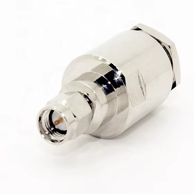 SMA Male Clamp LMR400 RG213 RG8 Cable Connector for WiFi/GSM/LTE/GPS/RF Radio Antennas