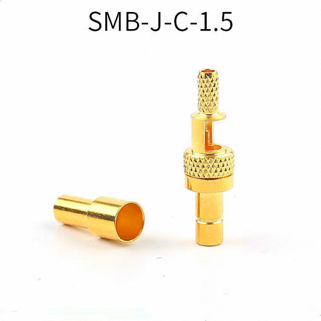 75Ohm Straight Mini SMB Male Connector for RG179 Coaxial Cable
