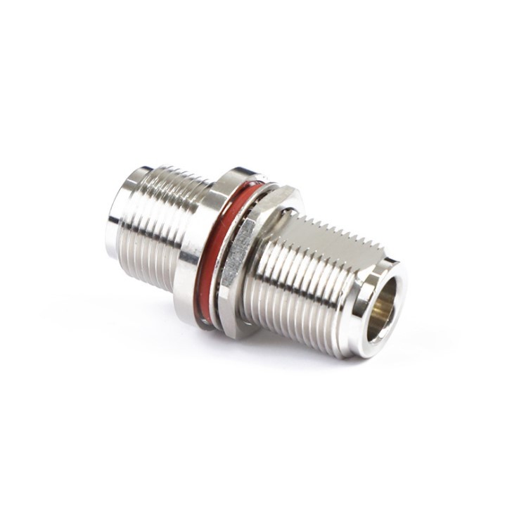 N Type Female to N Female Sealed O-ring Bulkhead Mount Straight Connector Adapter