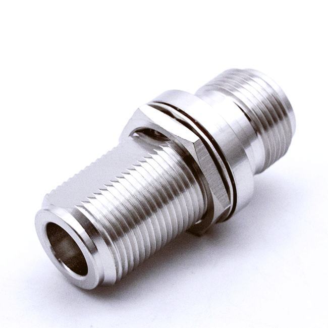 N Type Female to N Female Sealed O-ring Bulkhead Mount Straight Connector Adapter