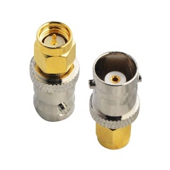 High Quality Brass RF Coaxial SMA Male to BNC Female Adapter Test Converter