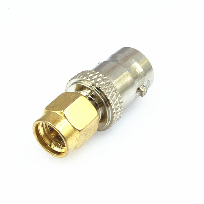 High Quality Brass RF Coaxial SMA Male to BNC Female Adapter Test Converter