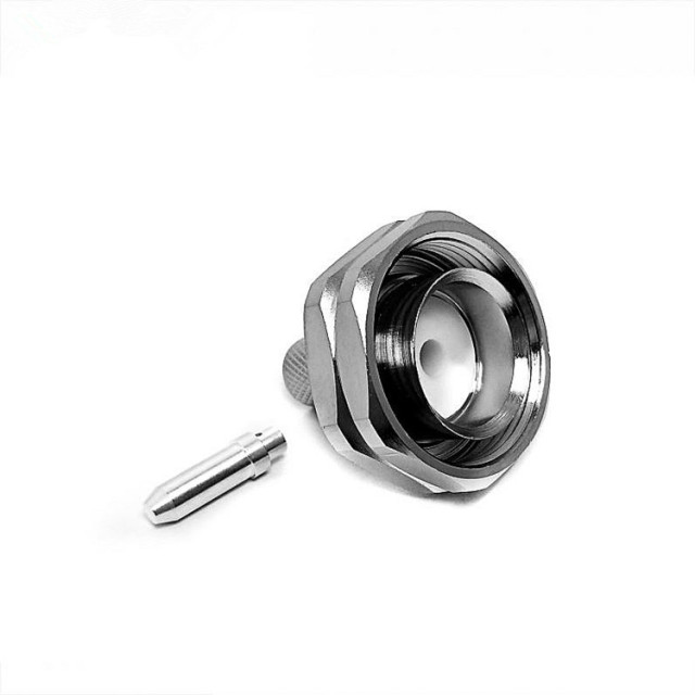 RF Coaxial Conector 7/16 Din Male Crimp Connector for RG213 RG8 LMR400
