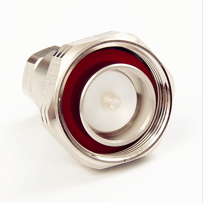 50ohm 7/16 DIN Straight Male Feeder Cable Connector for 1/2'' Super Flexible Cable