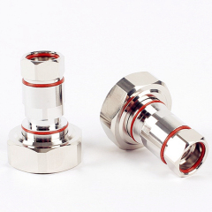 50ohm 7/16 DIN Straight Male Feeder Cable Connector for 1/2'' Super Flexible Cable