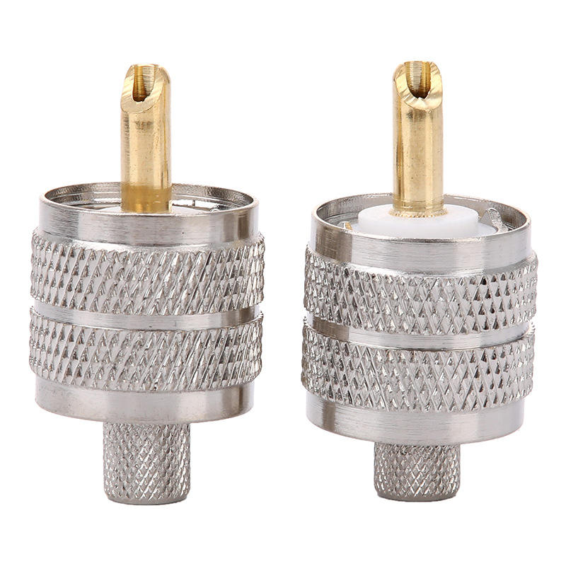 UHF Male Crimp Antenna Plug Coaxial Connector for 5D-FB LMR300 Aircell7 Cable