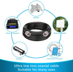 Wholesale N Male to N Male Cables 50Ohm Low Loss RF Coaxial 5D FB Coaxial Cable for Mimo Antenna