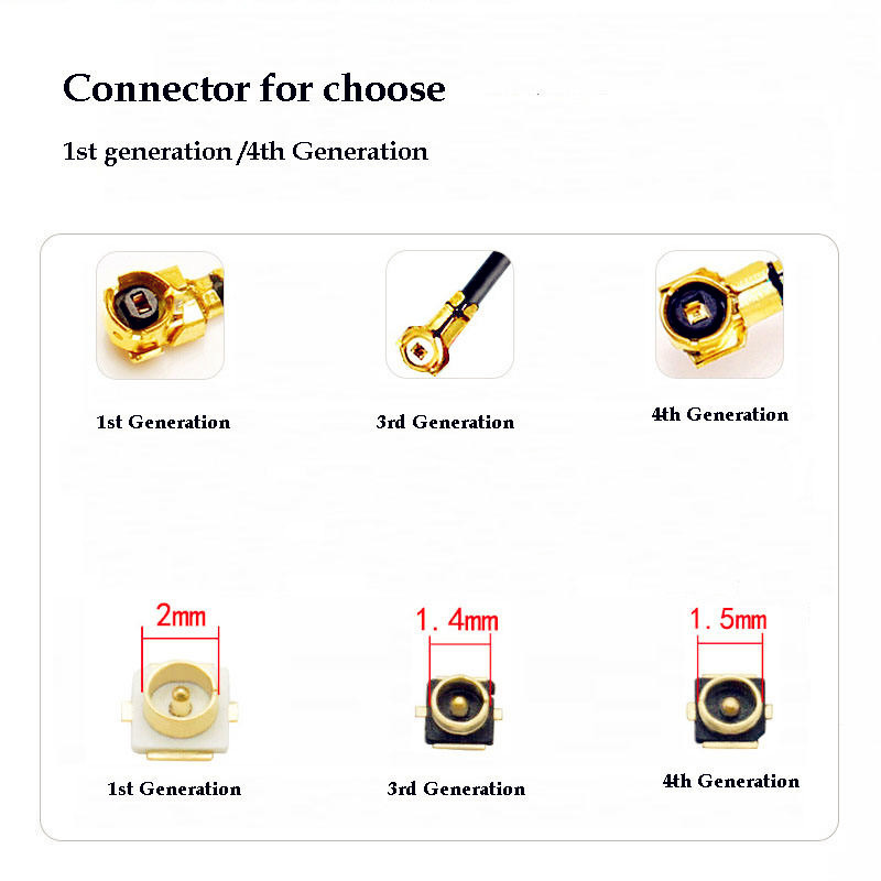 1.13/1.32/1.37 Pigtail U.FL Jumper Cable U.FL to U.FL SMA Female Antenna Extension Pigtail Cable