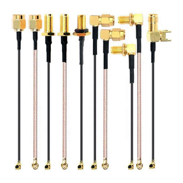 Antenna SMA Female to UFL/IPX  RF1.13 Coaxial Cable Wifi Antenna Extension Cable