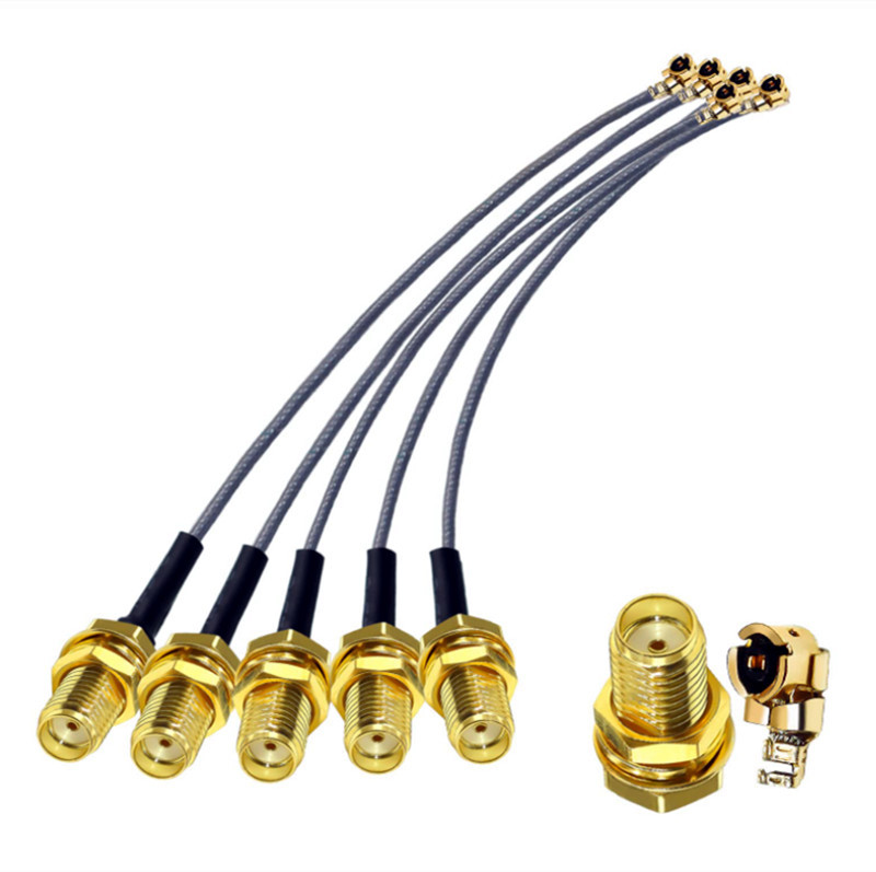 Antenna SMA Female to UFL/IPX  RF1.13 Coaxial Cable Wifi Antenna Extension Cable