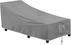 OutdoorLines Outdoor Waterproof Patio Chaise Lounge Chair Cover - UV Resistant Lounger Covers Heavy Duty Weatherproof Patio Sofa Furniture Covers