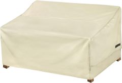 Outdoor Loveseat Sofa Cover Waterproof 3-Seater Patio Furniture Bench Sofa Cover, 58"W x 37"D x 35"H, Beige