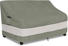 Outdoor Sofa Cover,Patio Loveseat Cover,3-Seater Bench Cover,Waterproof Heavy Duty Patio Furniture Covers,76W x 32.5D x 33H Inches