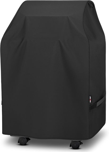 2 Burner Gas Grill Cover 32 inch, Heavy Duty Waterproof Small BBQ Grilling Cover, Compatible for Weber Char-Broil Nexgrill and More Grills with Collapsed Side Tables, All Weather Protection