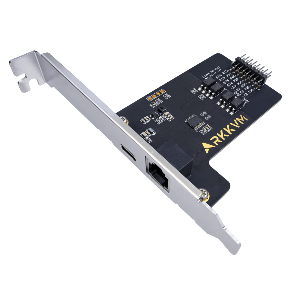 ATX Power Control for ArkKVM, Bi-direction power supply, L-Shape, Power On/Reset, PWR LED/HDD LED