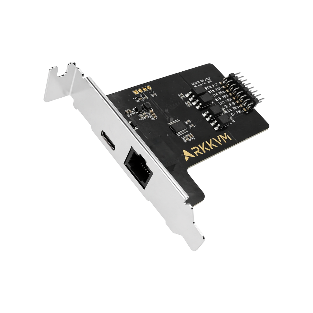 ATX Power Control for ArkKVM, Bi-direction power supply, L-Shape, Power On/Reset, PWR LED/HDD LED