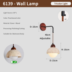 D:10cm 48cm Adjustable The light: H: 16cm D:15cm