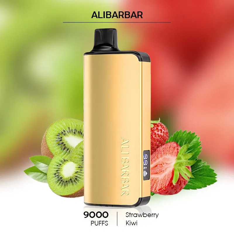 Strawberry Kiwi - Alibarbar Ingot - 9000Puffs