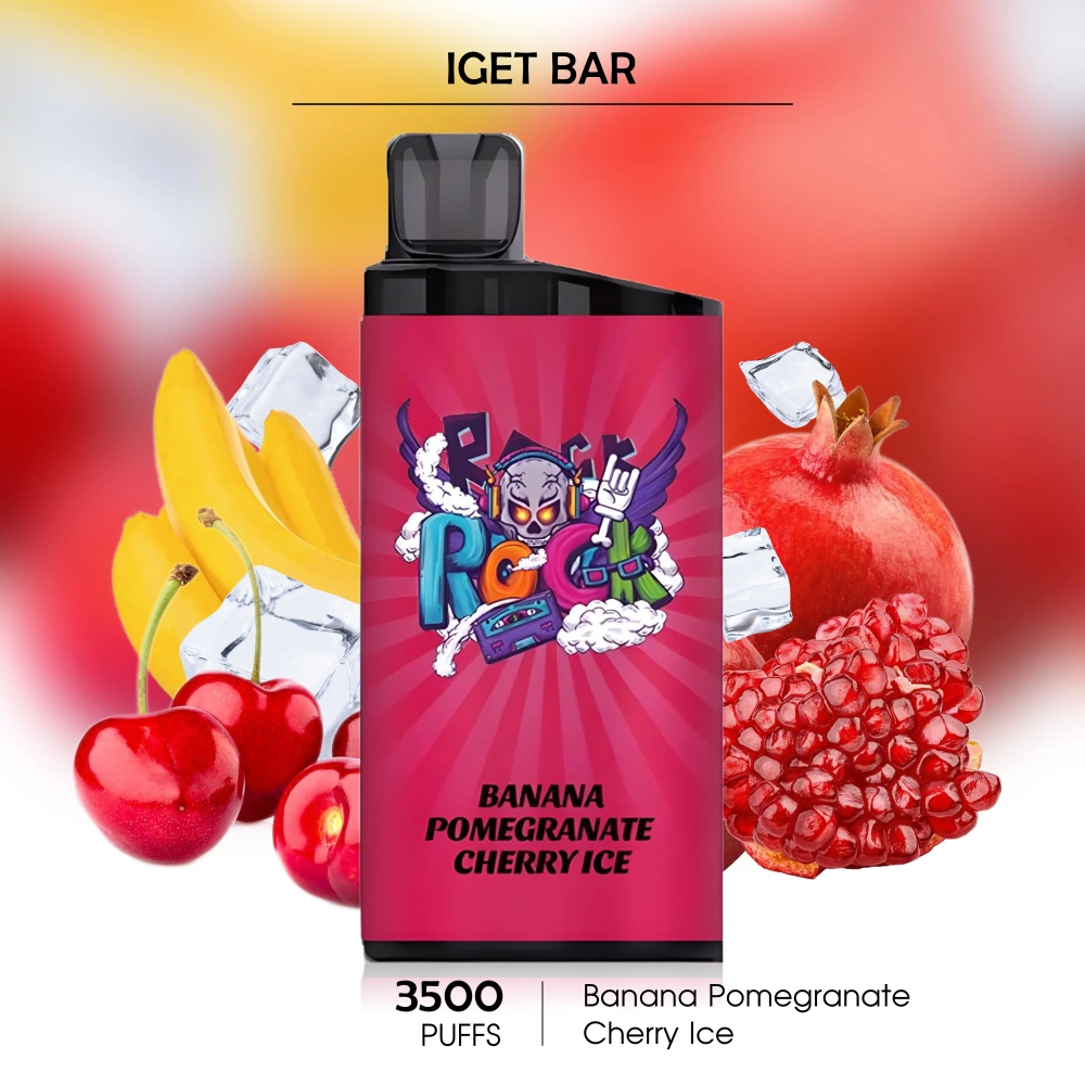 Banana Pomegranate Cherry Ice -- IGET BAR - 3500Puffs