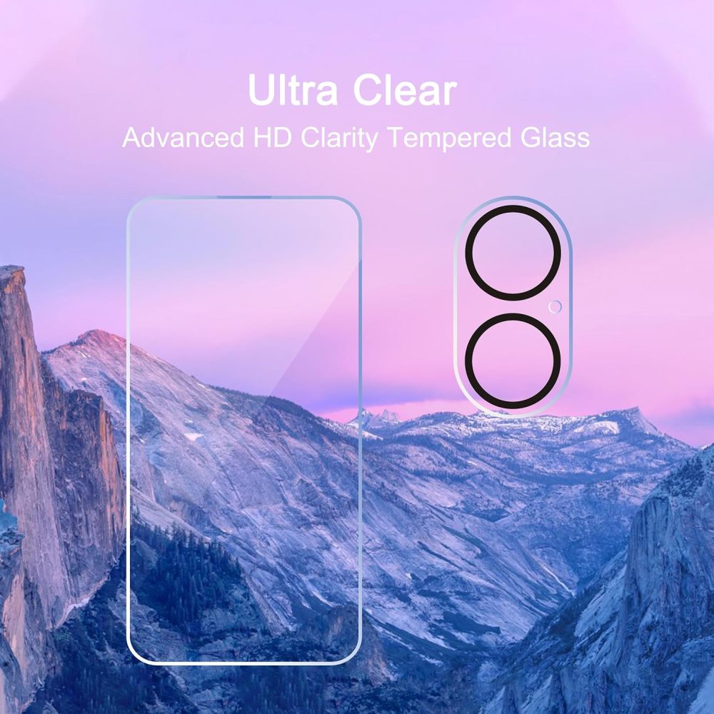 Ailun 3 Pack Screen Protector for iPhone 17 [6.3 inch] + 3 Pack Camera Lens Protector with Installation Frame,Dynamic Island Compatible,Case Friendly Tempered Glass[Not for iPhone 17 Pro/Pro Max/Air]