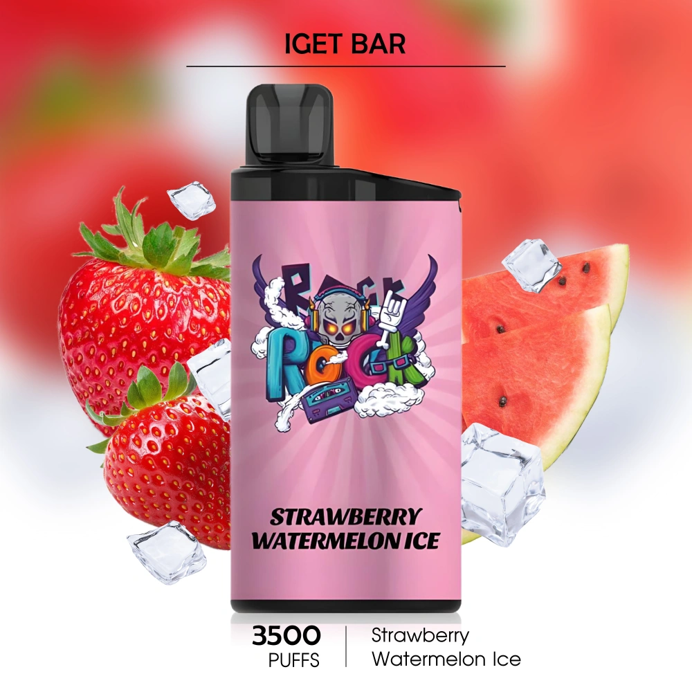 Strawberry Watermelon Ice -- IGET BAR - 3500Puffs