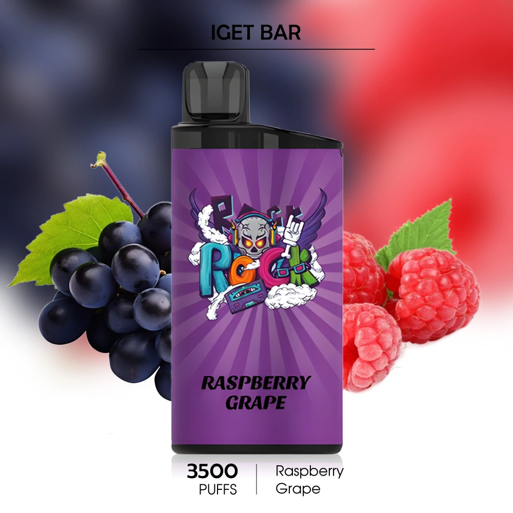 Raspberry Grape -- IGET BAR - 3500Puffs