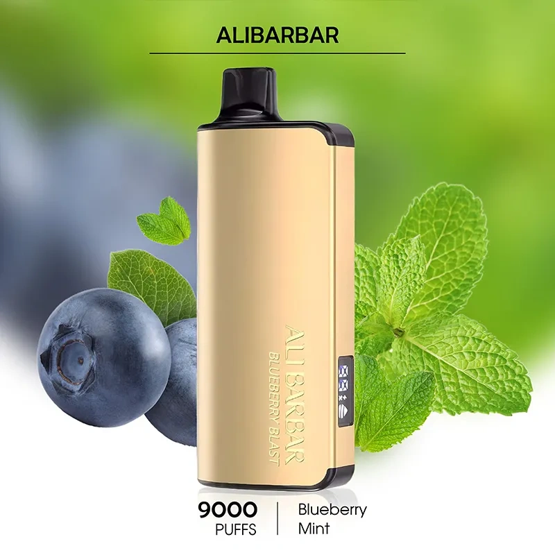 Blueberry Mint - Alibarbar Ingot - 9000Puffs