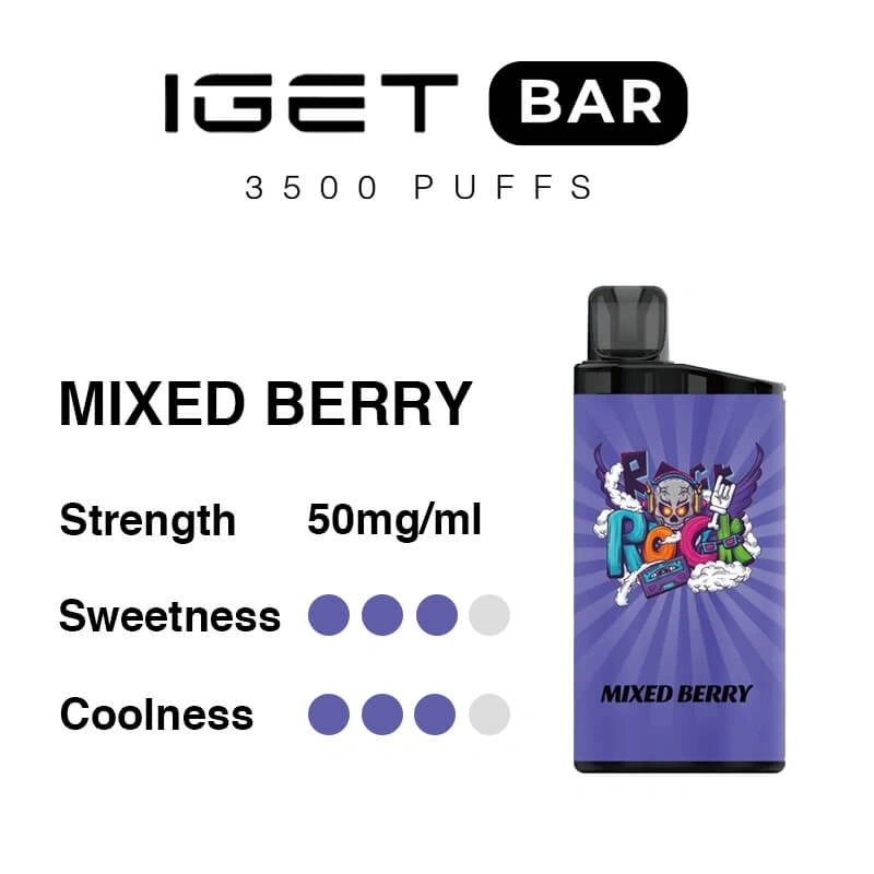 Mixed Berry -- IGET BAR - 3500Puffs